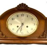 ANTIK FA TOKOS NEGYEDÜTŐS KANDALLÓ ÓRA X fotó