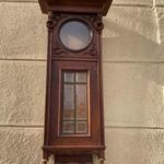 Antik falióra tok, klasszicista stílusjegyekkel az 1800-as évekből / Izgalmas ritka példány-1 Ft. fotó