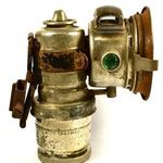 ANTIK PRIZMÁS BICIKLIS KARBID LÁMPA X fotó