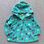 Mini mode pöttyös pihe-puha polár pulóver, 9-12 hó fotó