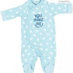 Benetton Új (címke nélküli) Fiú Hosszú ujjú rugdalózó (Méret: 50) fotó