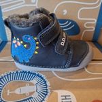 D.D. Step fiú bélelt bőrcipő 20-24 - Royal Blue fotó