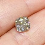 1.23ct valódi gyémánt Moissanite 6.6mm átmérővel! fotó