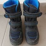 Richter 29-es fekete-kék kisfiú téli bakancs, csizma, használt fotó