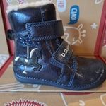 D.D. Step lány Barefoot "mezitlábas" bélelt bőrcipő 25-30 - Royal Blue fotó