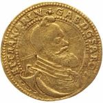 Bethlen Gábor aranyforint 1628 N-B R.: 446 H.: 339 ÉHIII: 219 (Au) 3, 33 g VF+ fotó