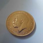 Szent György és a sárkány Arany 1 sovereign 1923 V.György 7.98gr. 0.917=7.325gr színarany fotó