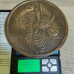 Túzok emlékérme, Bronz tervezete fotó