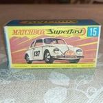 Matchbox 15 Volkswagen Bogár, eredeti üres doboz fotó