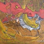 Vilhelm Károly: „Aranyhamu” – expresszív absztrakt kompozíció fotó