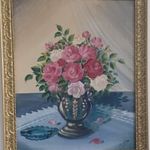 Csendélet, Szignózott Régi Olajfestmény, Keretben, Eredetiség Garanciával ! fotó