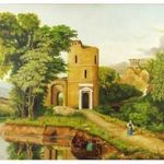 1X808 Kollár Gy : Romos torony - tájkép fotó