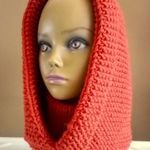 KÉTFUNKCIÓS KÉZZEL KÖTÖTT KÁMZSA/SAPKA/SÁL fotó