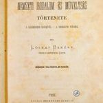 1871 LÓSKAY BEKÉNY : A NEMZETI IRODALOM ÉS MŰVELTSÉG TÖRTÉNETE !!! fotó