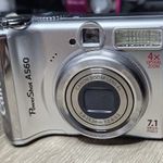 Canon PowerShot A560 7.1MP 4x zoom elemes digitális fényképező +512MB SD fotó