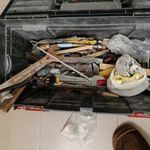 Szerszámos láda szerszámákkal egyben eladó fotó