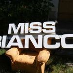 Világító reklámfelirat fotó