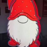 Karácsonyi 3D led designlámpa MANÓ (gnome lightbox) fotó