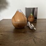 350 ml-es aromaterápiás illóolaj diffúzor 7 színű LED világítással fotó