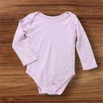 Rózsaszín hosszú ujjú body 9-12hó fotó