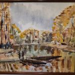 Klie Zoltán. - Jelenet erdei tónál - gyönyörű régi olajfestmény -1Ft! Nincs minimálár!!! fotó