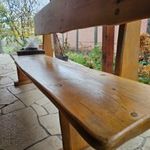 Kerti pad, asztal garnitúra tömör fából eladó! fotó