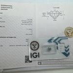 1.11 ct Y-Z/I2 briliáns gyémánt IGI tanúsítvánnyal fotó