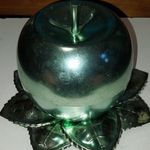 Vintage stílusú almás likőrös készlet fotó