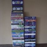 45 darabos VHS csomag / 24 műsoros 21 sima fotó