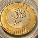 200 forint 2009 virág mintával, virágos - MINTA sor 2019 híres eleme - 200 ft teszt érme - RITKA RRR fotó