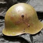 Bolgár II.vh sisak kompletten béléssel beírással 1 ft nincs minimál fotó