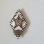 Petőfi Katonai Politikai Akadémia jelvény RITKA Rákosi hibátlan fotó