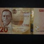 Belize 20 dollár PW76 2025 UNC JAGUÁR LEGUÁN fotó