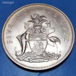 Bahama 5 Dollár 1972 42gr/925 ezüst fotó