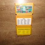 Sárga Kazettás Játékok 3 db fotó