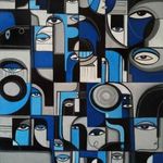 Modern festmény Paranoia címmel fotó