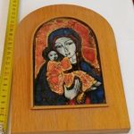 FABIAN GYÖNGYVÉR JELZETT TÜZZOMÁNC KÉP fotó