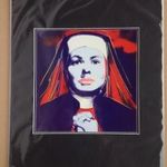Pop Art Andy Warhol Ingrid Bergman Az apáca # 39 litográfia + paszpartu fotó