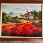 Emerico Imre Toth festmény (Mediterrán falucska(2012)) fotó