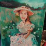 Oravecz Viktória festménye...50x61 fotó