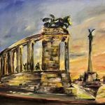 OLAJ FESTMÉNY - HŐSÖK TERE 30X40 CM fotó