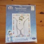 Hóember c. keresztszemes készlet fotó