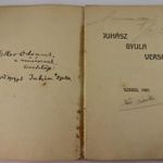 Juhász Gyula: Juhász Gyula versei. 1907 Heller Ödön festőművésznek DEDIKÁLT példány ELSŐ KIADÁS fotó