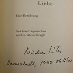Péter Nádas: Liebe [1999] DEDIKÁLT NÉMET NYELVŰ fotó
