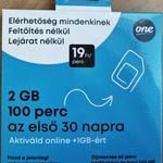 ONE SIM kártya könnyen megjegyezhető hívószámmal eladó! fotó