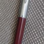 ANTIK ART DECO VIS PEN RÉGI, OLASZ BORDÓ TÖLTŐTOLL fotó