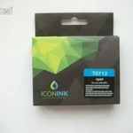 Epson Iconink T0712 cyan utángyártott tintapatron bontatlan ÚJ! 1 FT-RÓL NMÁ! Q. fotó