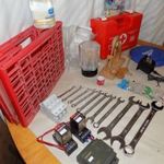 Garázsürítés / Ez+Az / villanyszerelés, új villáskulcs, új lámpa, tápegység ..... fotó