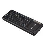 Vezeték nélküli billentyűzet, beépített érintőpanel, Bluetooth V4.0, fekete fotó