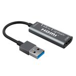 HDMI 4K videó capture, HDMI-ről USB3.0, felvétel, élő közvetítés, ezüstszín fotó